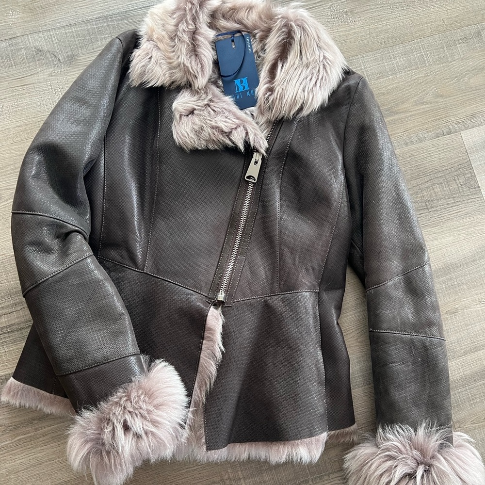 100% Lambskin Coat size L